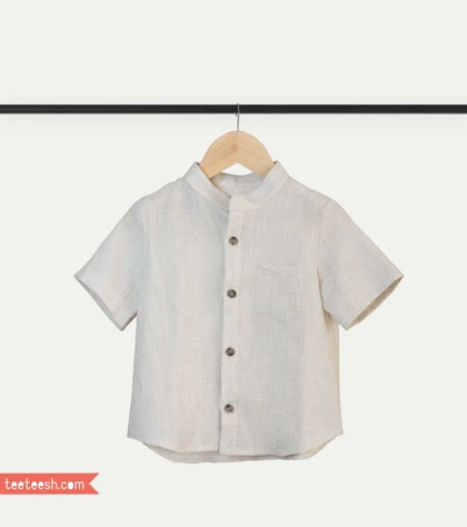 پیراهن کرمی رسمی