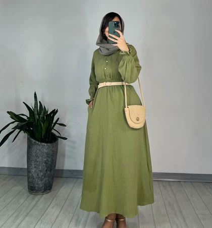 پیراهن مانتویی پریناز