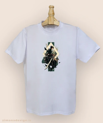 تیشرت مردانه و زنانه طرح اتک آن تایتان شخصیت ارن نیگر کد 928