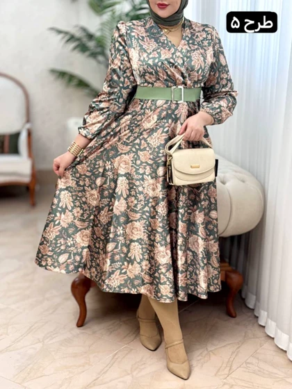 پیراهن ساتن آترین 3601