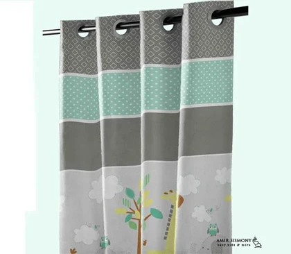 پرده اتاق کودک رزبرن طرح BROOKS JUNGLE