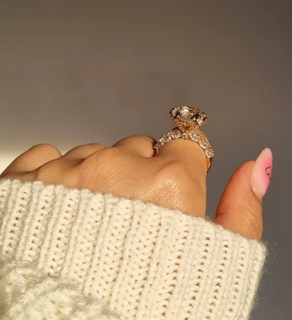 انگشتر جواهری تک نگین ژوپینگ