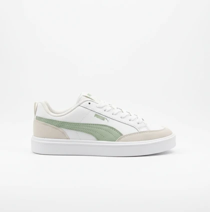 کفش کتانی پوما سفید زیتونی کد 294971