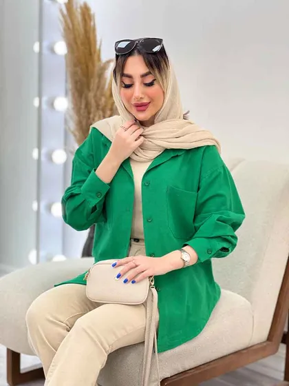 مانتو دو جیب ترنگ