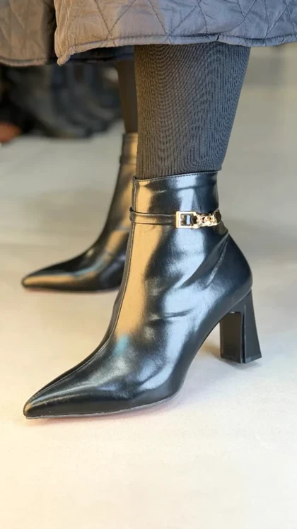 435 - بوت کوتاه بغل زنجیری435