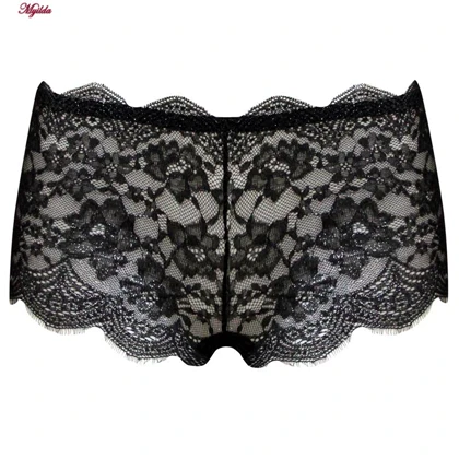 شورت زنانه مدل گیپوری رنگ مشکی ماریلین کد 5273-7220