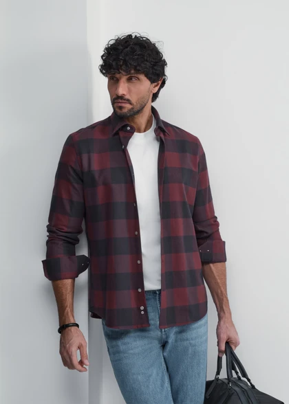 پیراهن چهارخانه 2520109