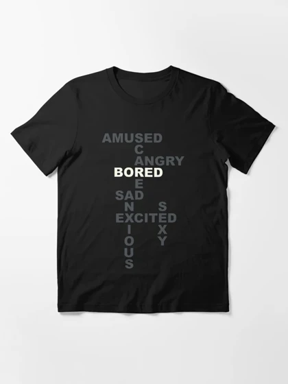تیشرت وست ورلد | تیشرت Westworld طرح Westworld Tshirt Giggles Tshirt: BORED Essential کد 109266