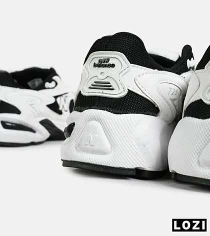 کفش کتانی مردانه و زنانه سفید مشکی NEW BALANCE 725
