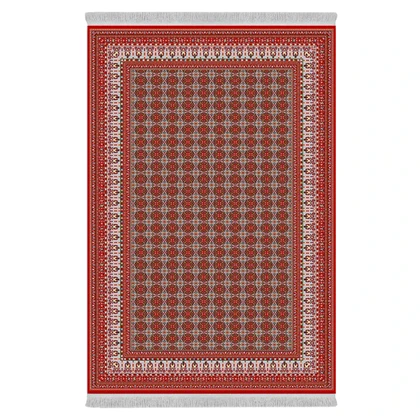 فرشینه از جنس پارچه هازان مخمل ترک طرح سنتی و مدرن برند دفه کد DAMG722