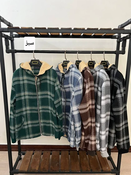سویشرت چهارخونه کلاهدار 6103