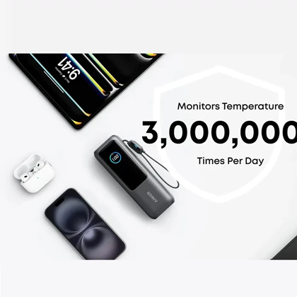 پاور بانک 25000 انکر Anker مدل A1695 توان 100 وات با کابل USB-C