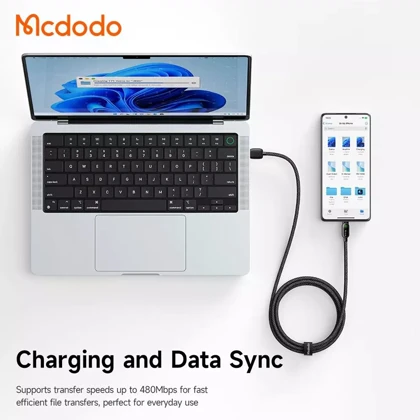 کابل تایپ سی 6 آمپر مک دودو MCDODO مدل CA-452 طول 1.2 متر