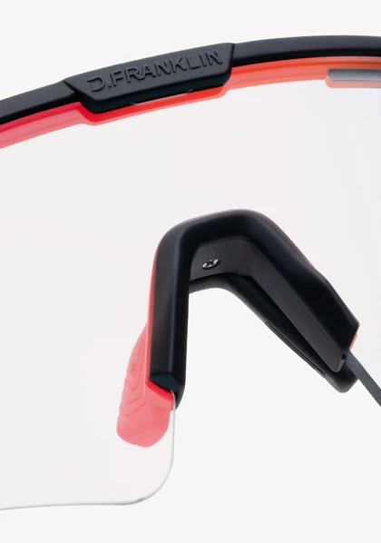 عینک آفتابی دی فرانکلین مدل D.franklin Thunder Fifty Low Matte Black / Photochromic Mirror Red