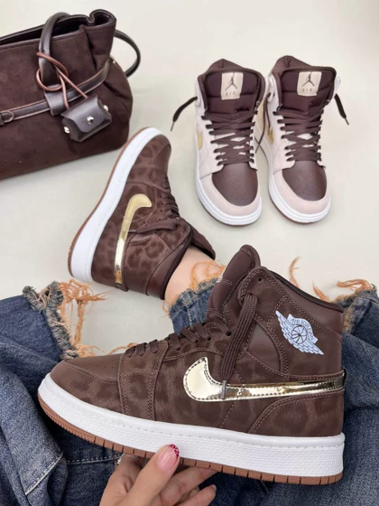 کتانی ونس زنانه نیو ایر جردن وان پانتر نایک NIKE AIR JORDAN Panter کد 1749دختر طهرونی
