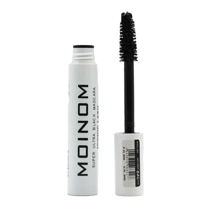 ریمل حجم‌دهنده Moinom مدل Super Ultra Black Mascara حجم 10 میلی‌لیتر
