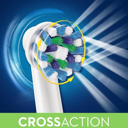 سری یدک مسواک برقی اورال بی Oral-B مدل CrossAction EB50-4 بسته 4 عددی