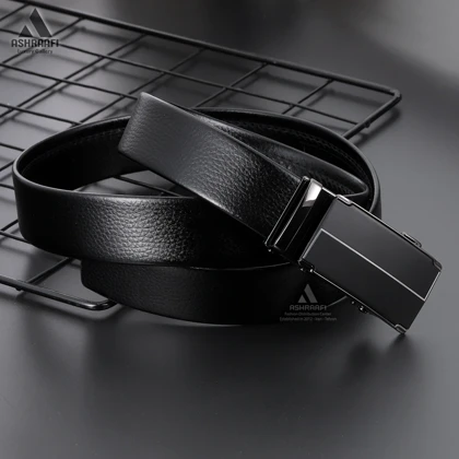 کمربند چرمی مردانه Leather Ratchet Belt BL102