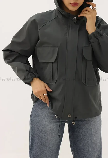 بامبر کتان tc کلاه دار کد1004945