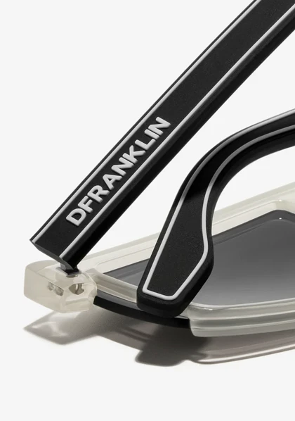 عینک آفتابی دی فرانکلین مدل D.franklin Alpha Milky Crystal / Matt Black