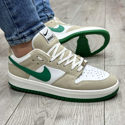 کفش کتانی اسپرت مردانه رنگ سفید کرم مدل نایک ایر NIKE