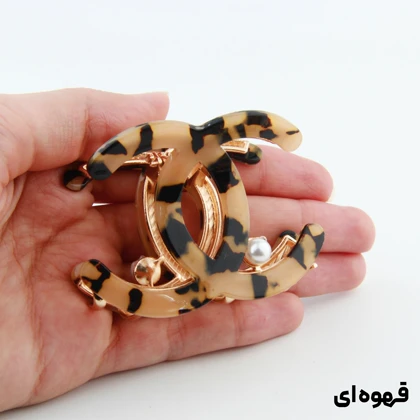 کلیپس دخترانه فلزی مدل چنل آبرنگی