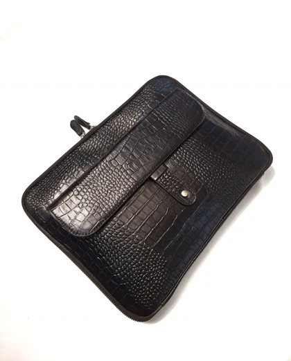 فولدر چرم طبیعی کروکو