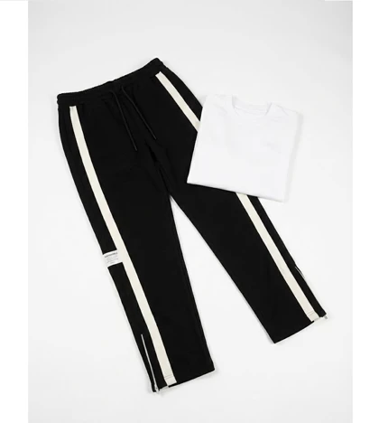 شلوار مردانه دونوار پایین زیپ مدل Alishan-مشکی