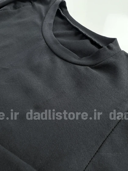 بلوز پنبه لاکرا یقه گرد ریسه ای