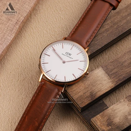 ساعت دنیل ولینگتون بند چرمی Daniel Wellington 00117K