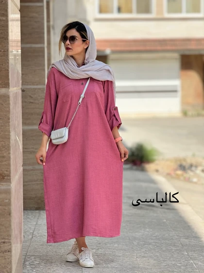 پیراهن مانتویی سوگل