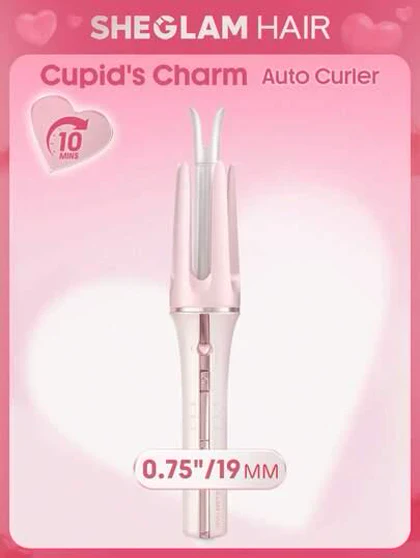 فرکننده خودکار مو SHEGLAM Cupid's Charm سایز 19mm مدل One-Touch Instant Curler