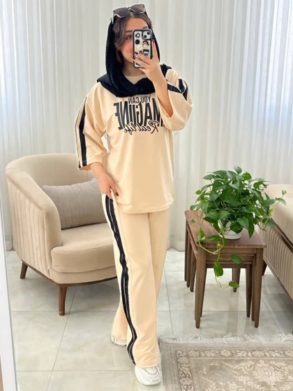ست زنانه و دخترانه اسپرت بیرونی کد 645