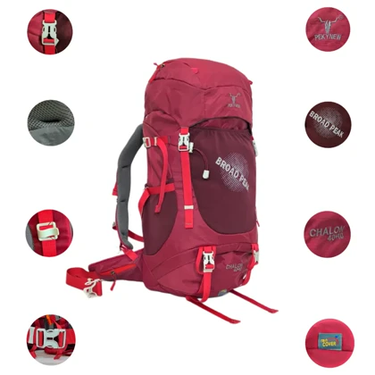 کوله پشتی کوهنوردی 40 لیتری Pekynew مدل P160-40-L