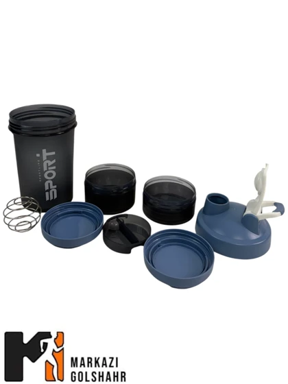 شیکر ورزشی بدنه طلق مات 4 تیکه کدS011