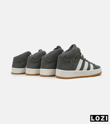 کفش کتانی نیم ساق مردانه و زنانه خاکستری ADIDAS Campus