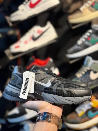 کتانی مردانه v2kمشکی طوسی