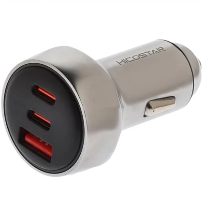 شارژر فندکی فست شارژ هایکو استار HICOSTAR مدل HS-CC90 توان 45 وات