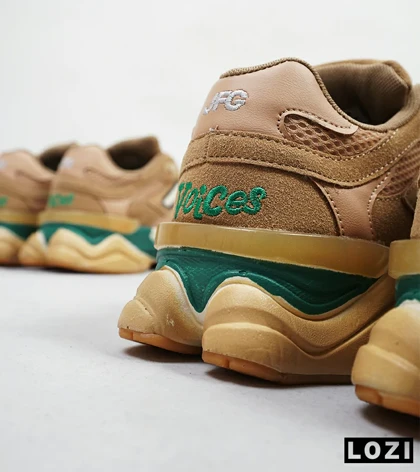 کفش کتانی مردانه قهوه ای سبز NEW BALANCE 9060
