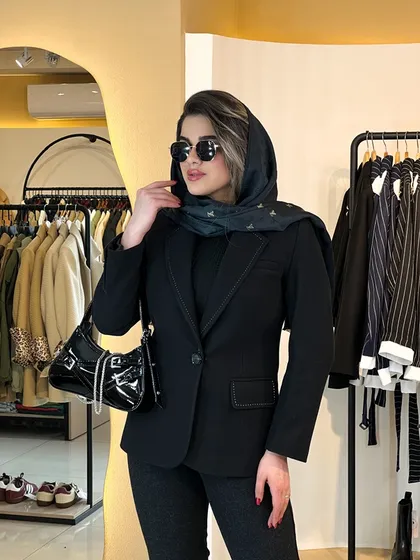 کت فوتر شلال دوزی مشکی 120209