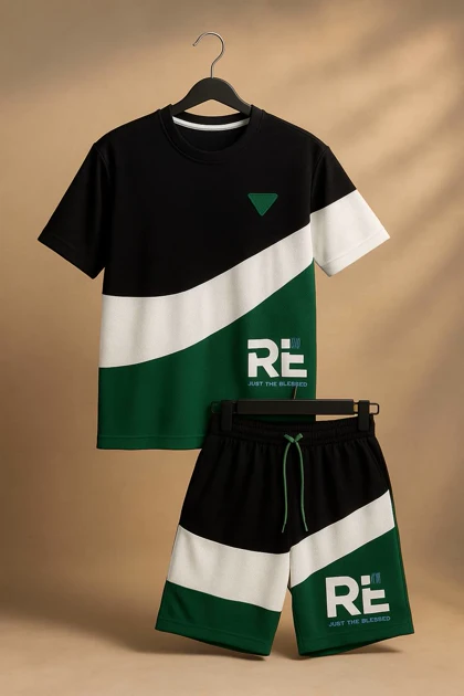 ست تیشرت شلوارک طرح BOTEGA