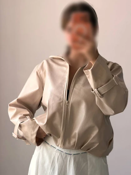 کت چرم ترندی زنانه