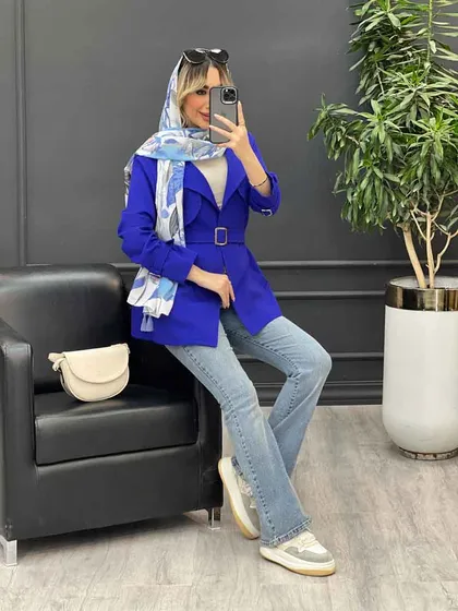 مانتو مازراتی ژیله دار دو جیب