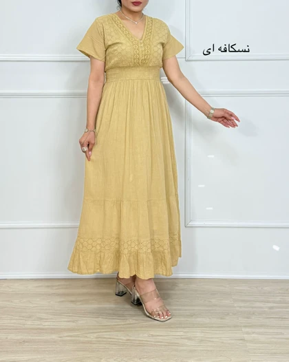 پیراهن آستین کوتاه_سلین کد 097