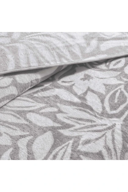 پتو دو نفره Taç مدل Alina پلی‌استر - طوسی
