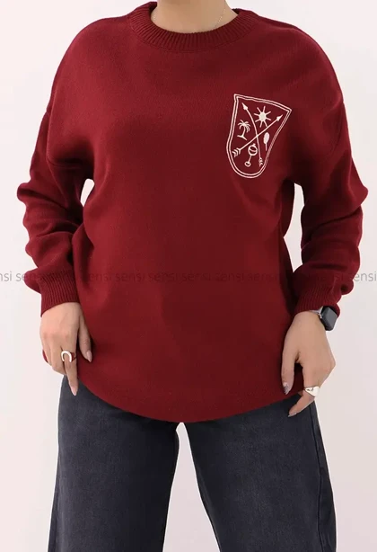 بافت یقه گرد گلدوزی کد1004538