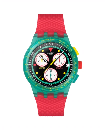 ساعت مچی سواچ SWATCH NEON EMERALD CHRONO SUSG409