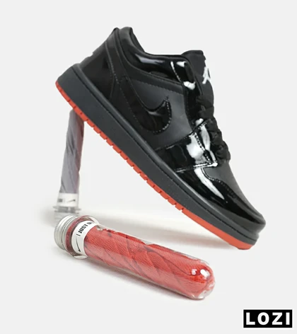 کفش کتانی مردانه مشکی نایک NIKE jordan 1 مدل 5775