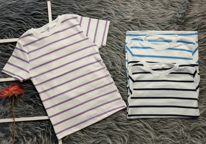 تیشرت راه راه بلند زنانه کد 403027