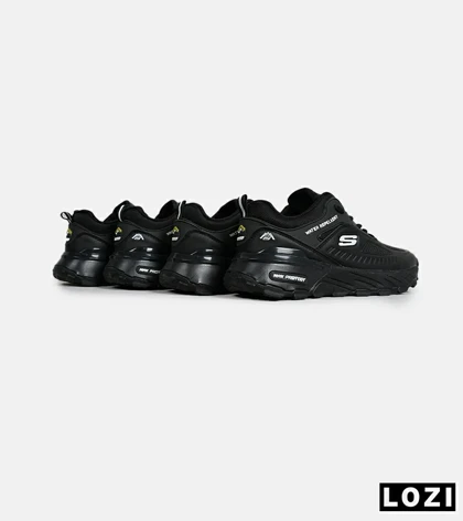 کفش کتانی مردانه مشکی SKECHERS water repellent